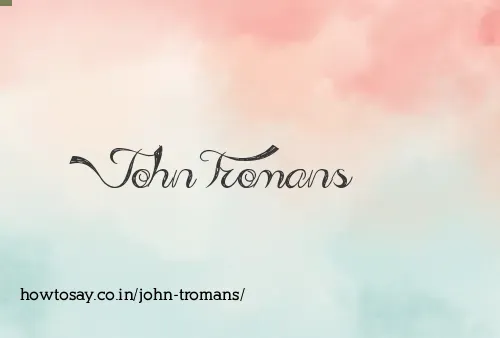 John Tromans