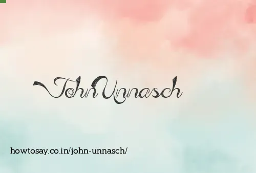 John Unnasch