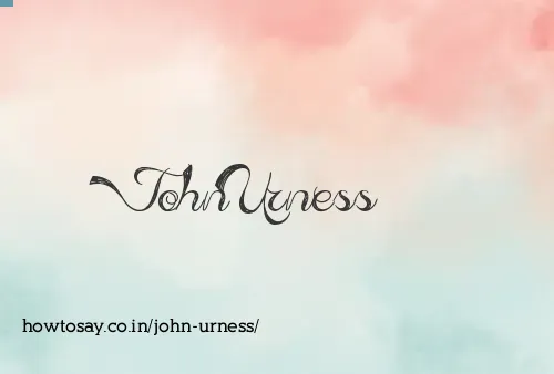 John Urness