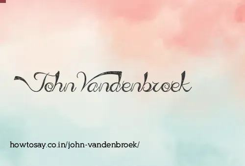 John Vandenbroek