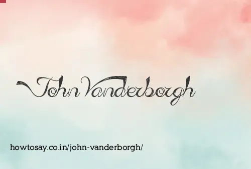 John Vanderborgh