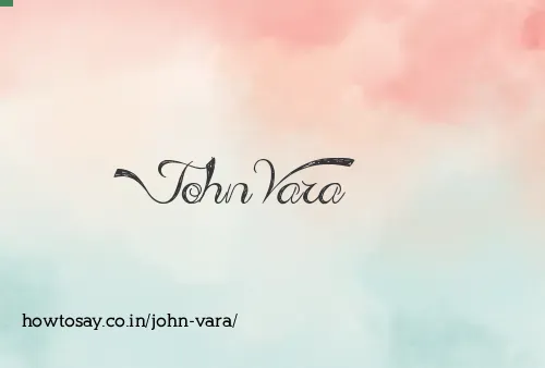 John Vara