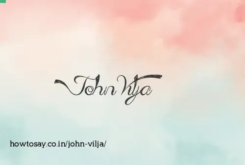 John Vilja