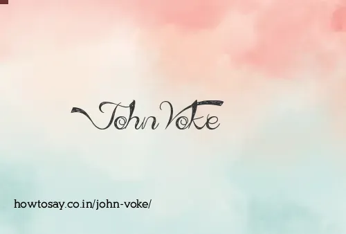 John Voke
