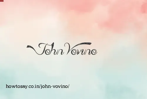 John Vovino