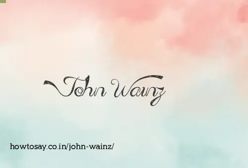 John Wainz