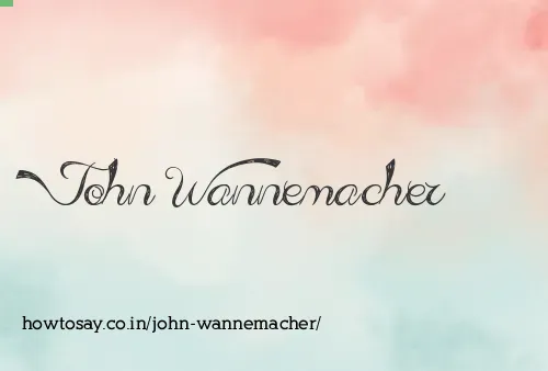 John Wannemacher