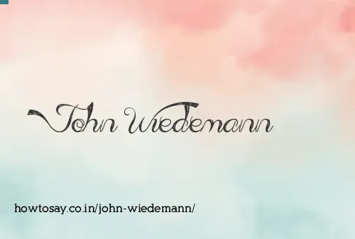 John Wiedemann
