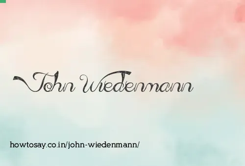 John Wiedenmann