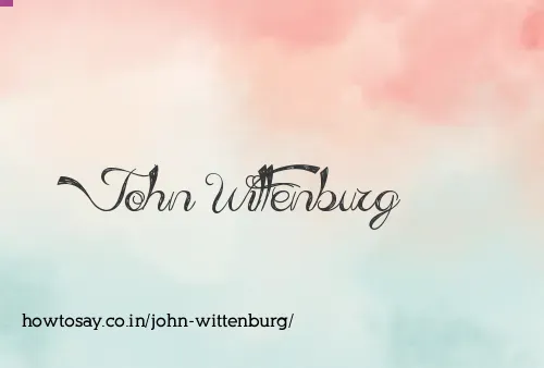 John Wittenburg