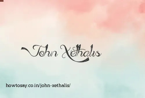 John Xethalis
