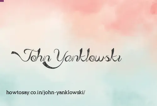 John Yanklowski