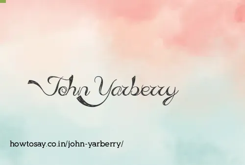 John Yarberry