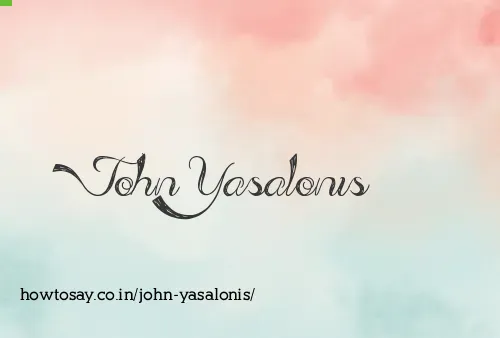 John Yasalonis