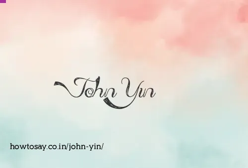 John Yin