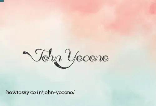 John Yocono