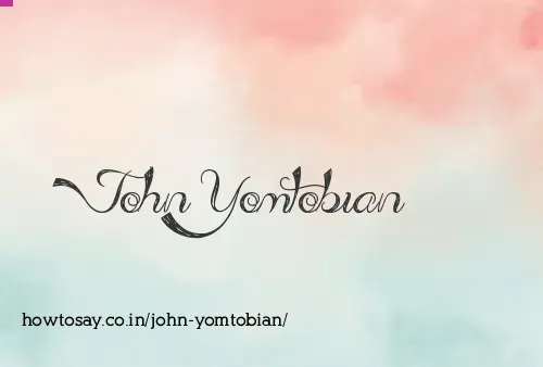 John Yomtobian