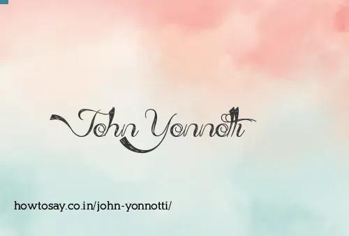 John Yonnotti