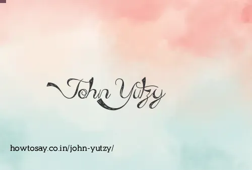 John Yutzy