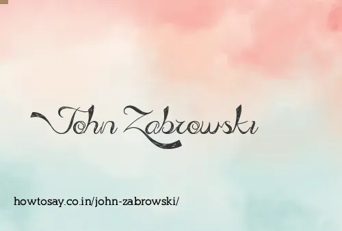 John Zabrowski