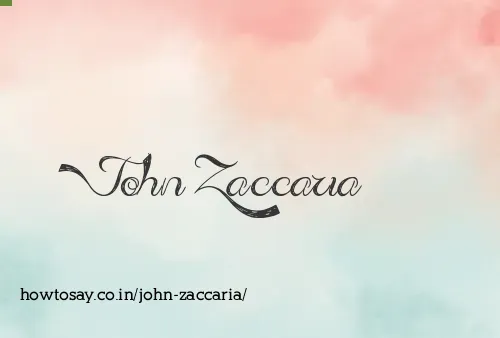 John Zaccaria