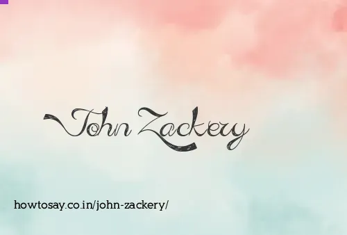 John Zackery