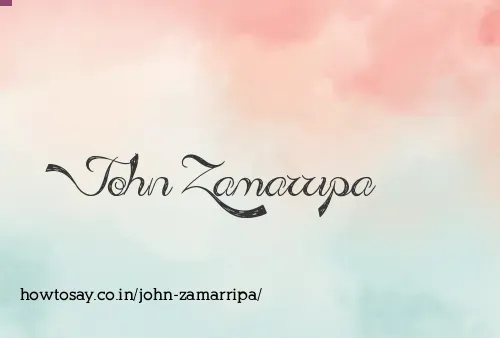 John Zamarripa