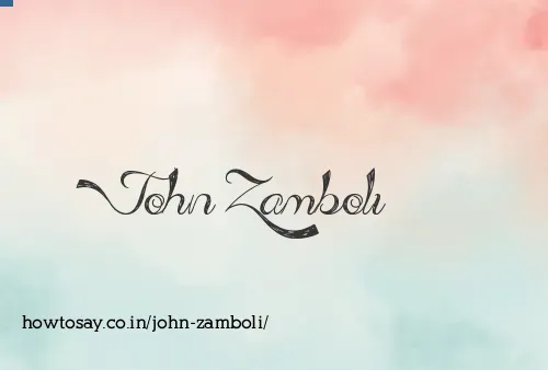 John Zamboli