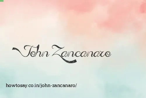 John Zancanaro
