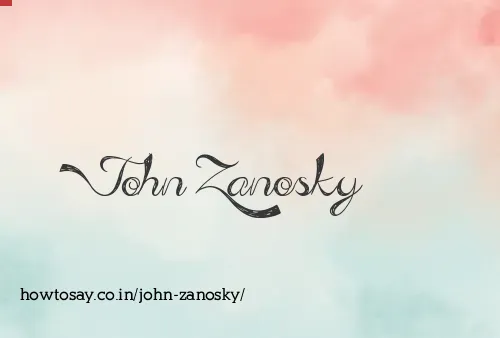 John Zanosky