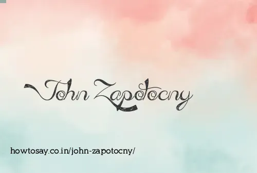 John Zapotocny
