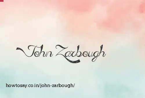 John Zarbough