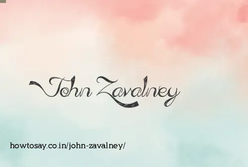 John Zavalney