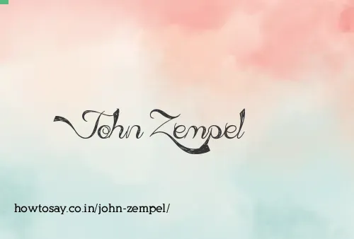John Zempel