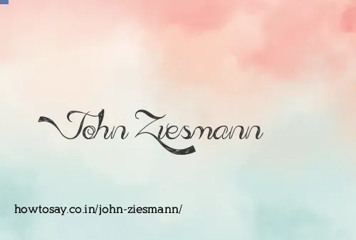 John Ziesmann