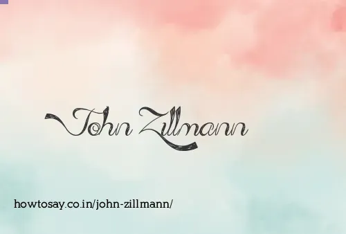 John Zillmann
