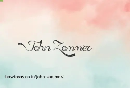 John Zommer