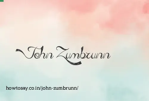 John Zumbrunn