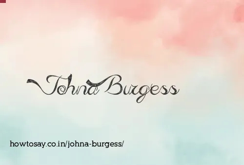Johna Burgess