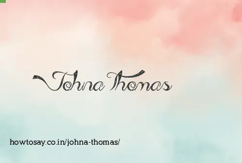 Johna Thomas