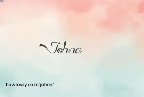 Johna