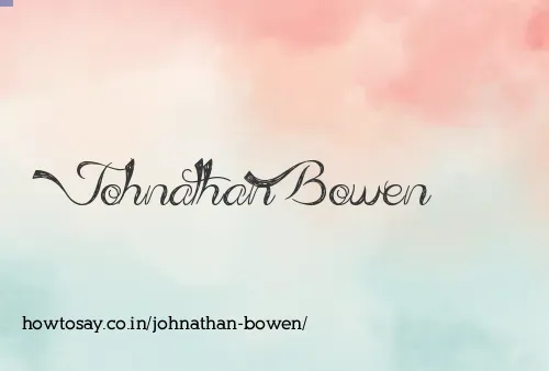 Johnathan Bowen