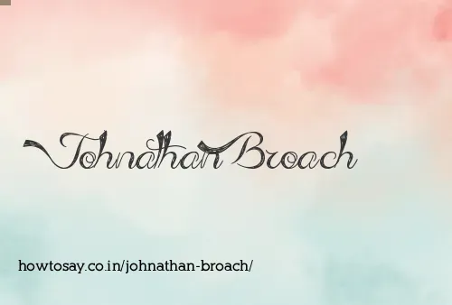Johnathan Broach