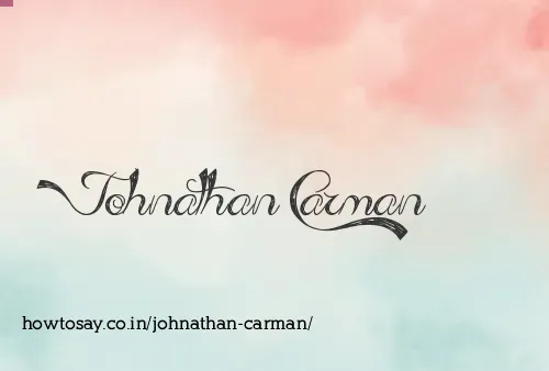 Johnathan Carman