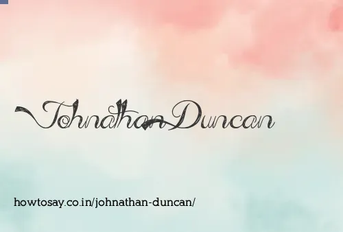 Johnathan Duncan
