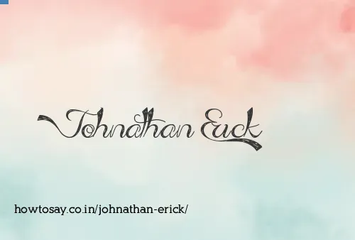 Johnathan Erick
