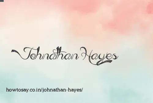Johnathan Hayes