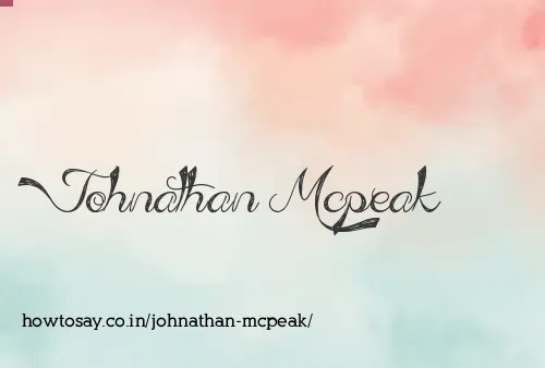 Johnathan Mcpeak