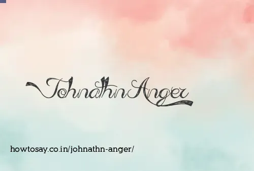 Johnathn Anger
