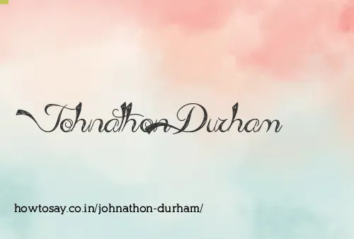 Johnathon Durham
